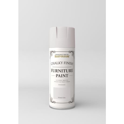 Rust-Oleum Chalky Furniture Paint 400Ml Winter Grey