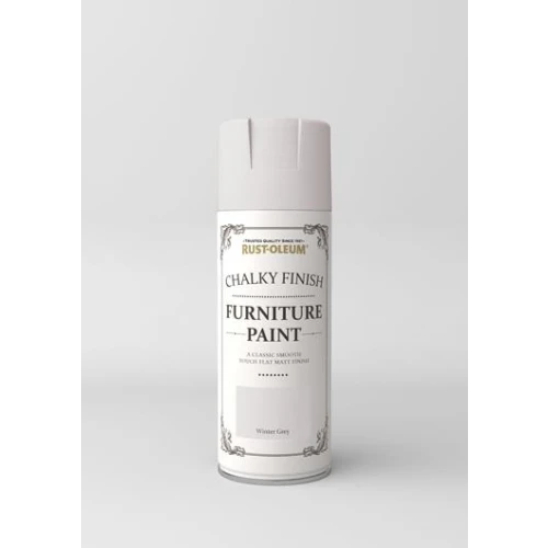 Rust-Oleum Chalky Furniture Paint 400Ml Winter Grey