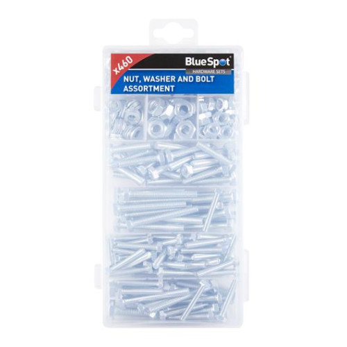 Blue Spot Tools 460 Pce Assorted Nut, Washer And Bolt Set