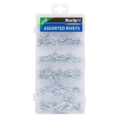 Blue Spot Tools 320 Pce Assorted Blind Rivet Set