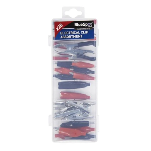 Blue Spot Tools 28 PCE Assorted Electrical Clip Set