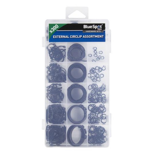 Blue Spot Tools 300 PCE Assorted External Circlip Set