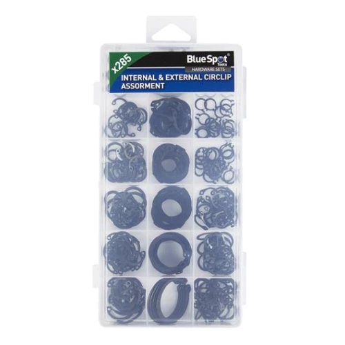 Blue Spot Tools 285 PCE Assorted Internal and External Circlip Set
