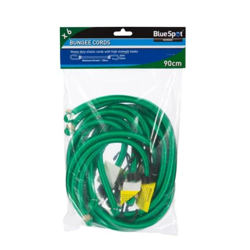 Blue Spot Tools 6 Pce 90cm Bungee Cord Set