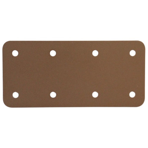 Sleeper Secure Short Internal Sleeper Straight Flat Support Plate Brown