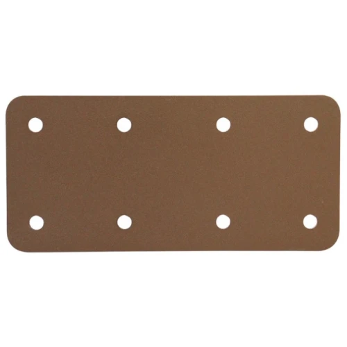 Sleeper Secure Short Internal Sleeper Straight Flat Support Plate Brown