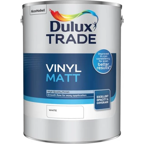 Dulux Trade Vinyl MATT WHITE 5L