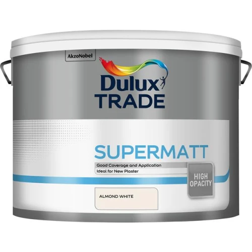Dulux Trade SUPERMATT ALMOND WHITE 10L