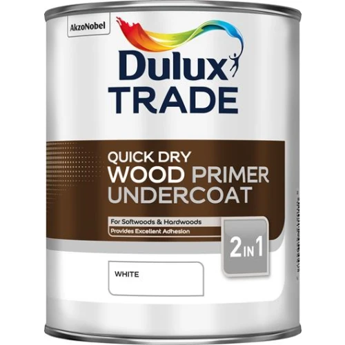 Dulux Trade Quick DRY WOOD PRIMER UNDERCOAT 1L
