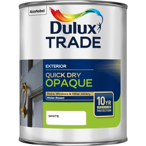Dulux Trade Quick Dry Opaque White 1 Litre