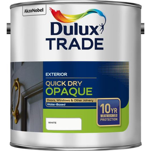 Dulux Trade Quick Dry Opaque White 2.5 Litres