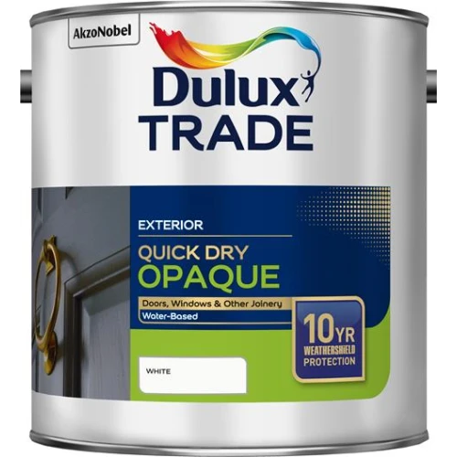 Dulux Trade Quick Dry Opaque White 2.5 Litres