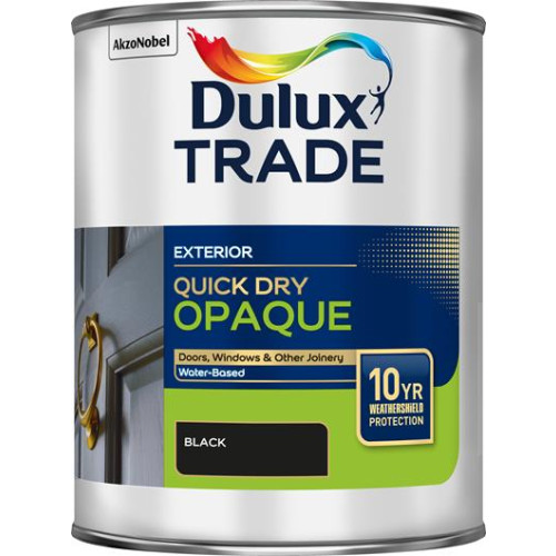 Dulux Trade Quick Dry Opaque Black 1 Litre