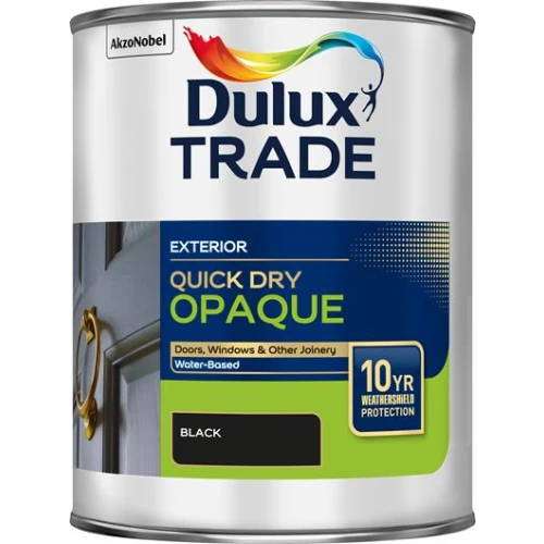Dulux Trade Quick Dry Opaque Black 1 Litre