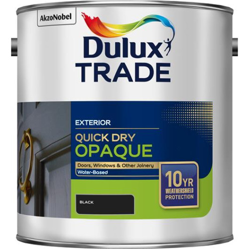 Dulux Trade Quick Dry Opaque Black 2.5L