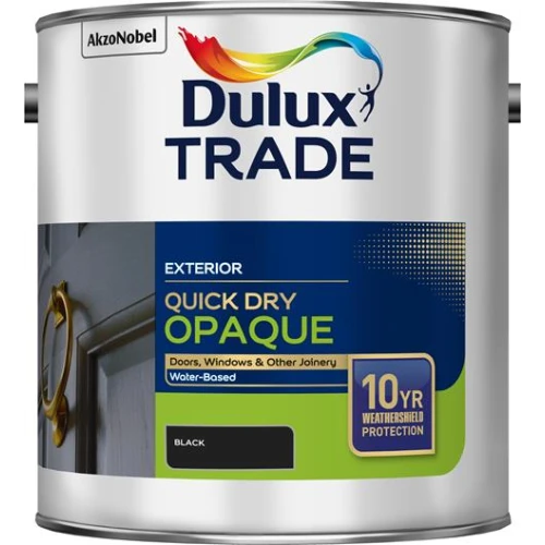 Dulux Trade Quick Dry Opaque Black 2.5L