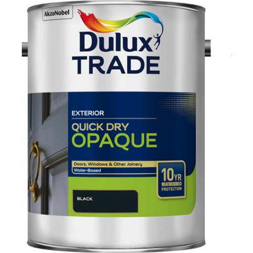 Dulux Trade Quick Dry Opaque Black 5 Litres