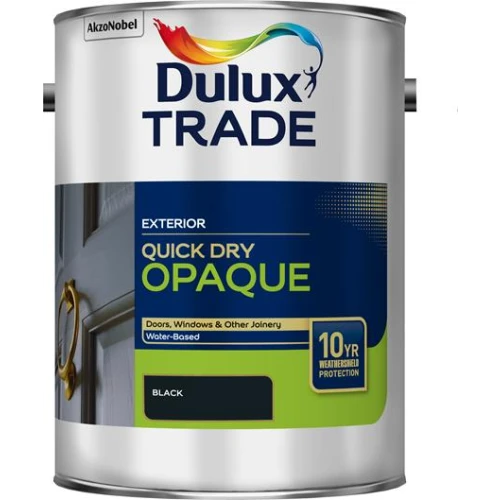 Dulux Trade Quick Dry Opaque Black 5 Litres