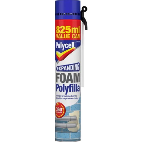 Polycell Expanding Foam Polyfilla 825ml