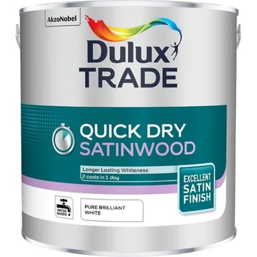 Dulux Trade Quick Dry SATINWOOD PBW 2.5L
