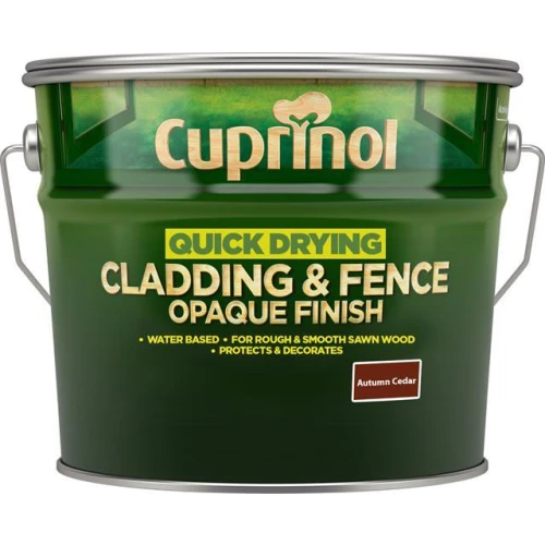 Cuprinol Quick Drying Cladding & Fence Opaque Autumn Cedar 10L