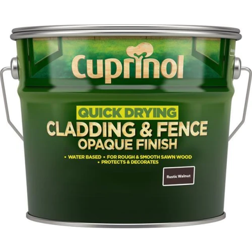 Cuprinol Quick Drying Cladding & Fence Opaque Rust/Walnut 10L