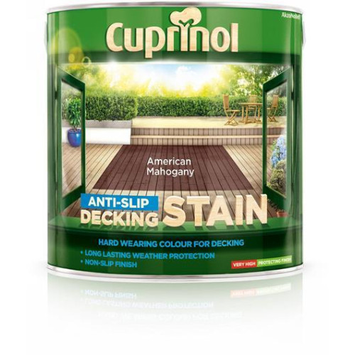 Cuprinol Anti-Slip Deck/Stain Amer/Mahog 2.5L