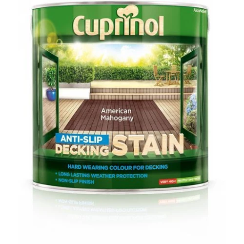Cuprinol Anti-Slip Deck/Stain Amer/Mahog 2.5L