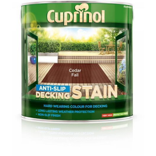 Cuprinol Anti-Slip Deck/Stain Cedar Fall 2.5L