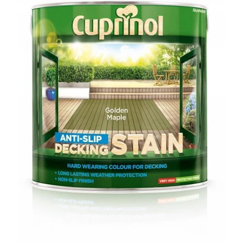 Cuprinol Anti-Slip Deck/Stain Gold/Maple 2.5L