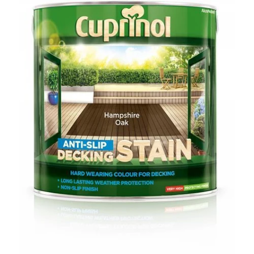 Cuprinol Anti-Slip Deck/Stain Hamps/Oak 5L