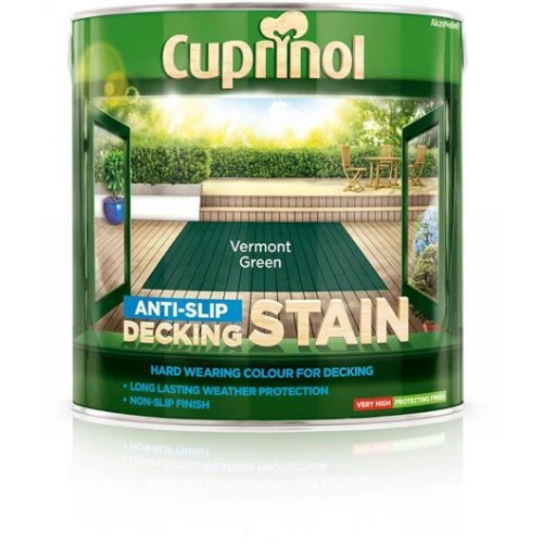 Cuprinol Anti-Slip Deck/Stain Verm/Green 2.5L