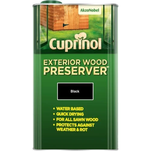 Cuprinol External Wood Preserver Black (Bp) 5L