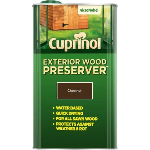 Cuprinol External Wood Preserver Chestnut (Bp) 5L