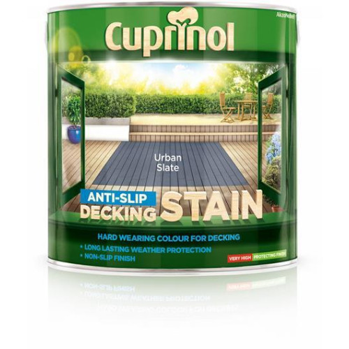Cuprinol Anti-Slip Deck/Stain Urban Slate 2.5L