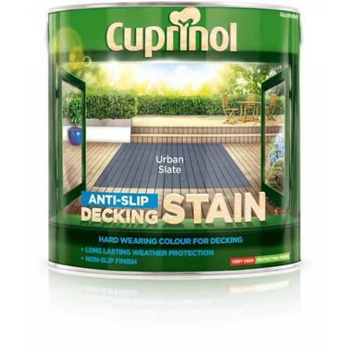 Cuprinol Anti-Slip Deck/Stain Urban Slate 5L
