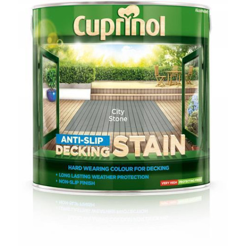 Cuprinol Anti-Slip Deck/Stain City Stone 2.5L