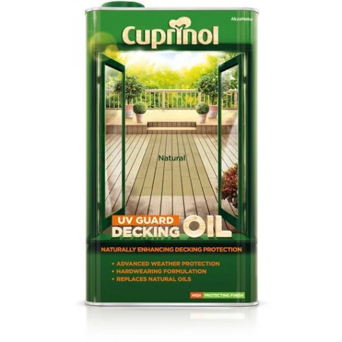 Cuprinol DECK/OIL PROTECT (WB) NATURAL 5L
