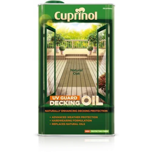 Cuprinol DECK/OIL PROTECT (WB) NAT/OAK 5L