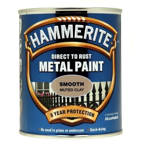 Hammerite METAL PAINT SMOOTH MUTED CLAY 750ML