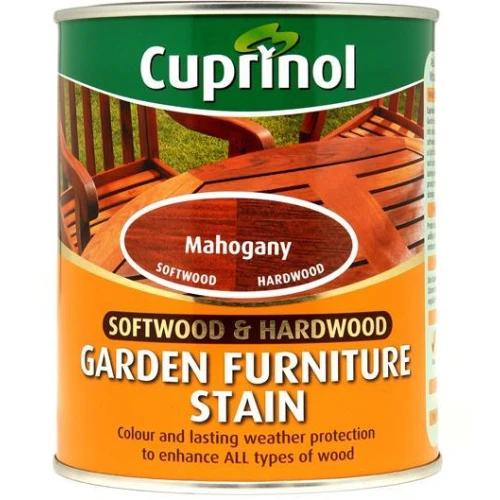 Softwood & Hardwood Garden Furniture Stain Mahogany 750ml