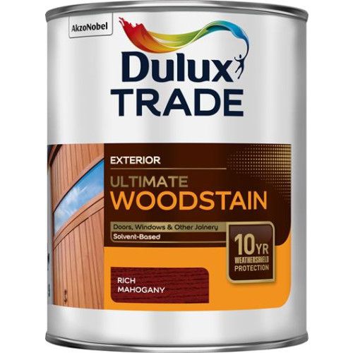 Dulux Trade Ultimate Woodstain Rich Mahogany 1 Litre