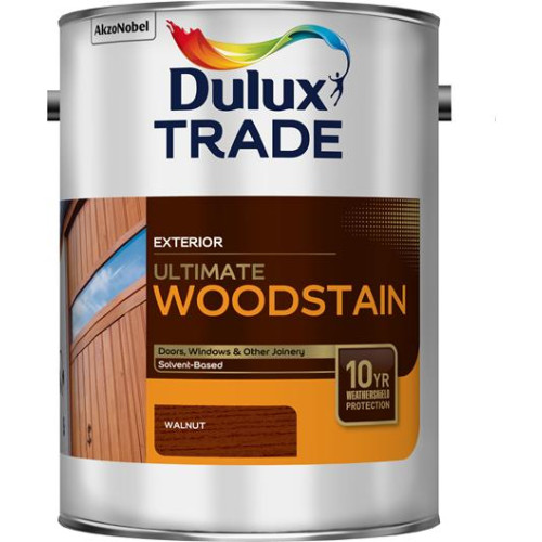 Dulux Trade Ultimate Woodstain Walnut 5 Litres