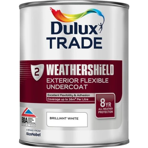 Dulux Trade WEATHERSHIELD UNDERCOAT B/WHITE 1L