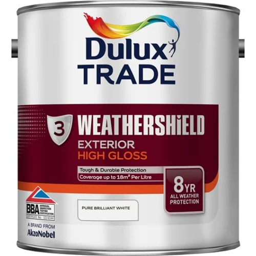 Dulux Trade WEATHERSHIELD GLOSS PBW 2.5L