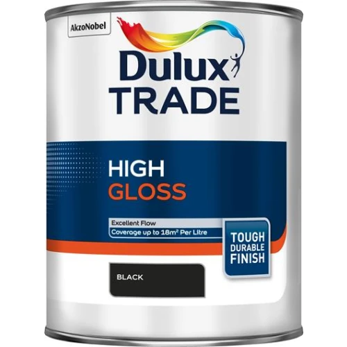 Dulux Trade HIGH GLOSS BLACK 1L