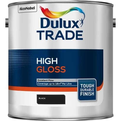 Dulux Trade HIGH GLOSS BLACK 2.5L