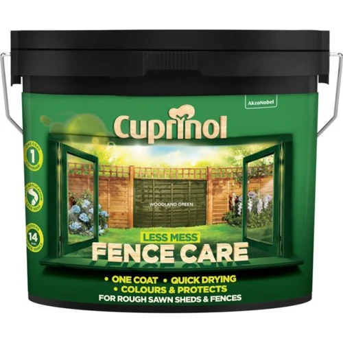 Cuprinol Less Mess Fence Care W/Land Green 9L