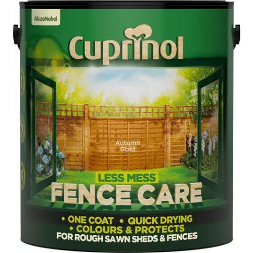 Cuprinol Less Mess Fence Care Autumn Gold 6L