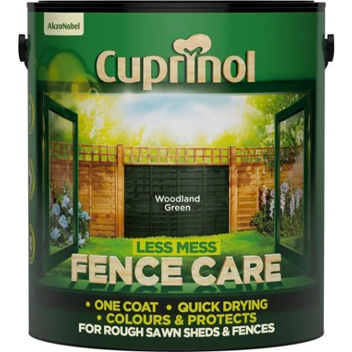 Cuprinol Less Mess Fence Care W/Land Green 6L